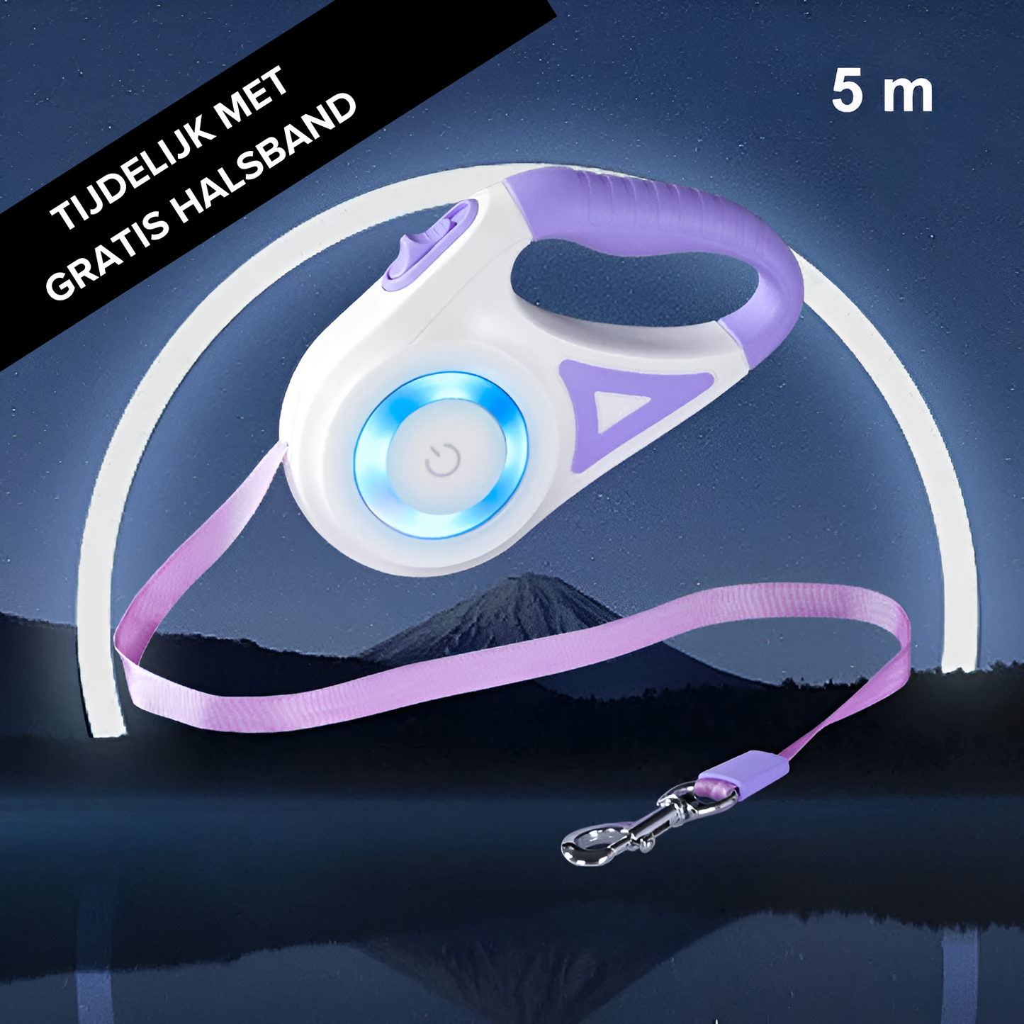 NightWalk™ Rollijn | 55% KORTING + GRATIS halsband