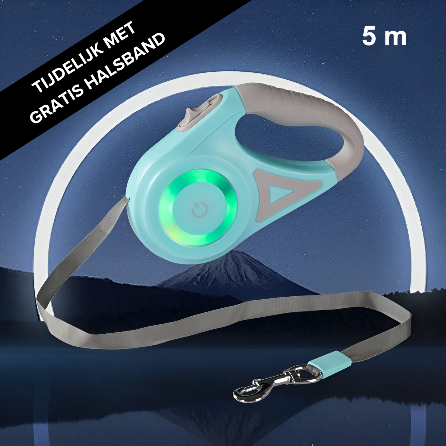 NightWalk™ Rollijn | 55% KORTING + GRATIS halsband