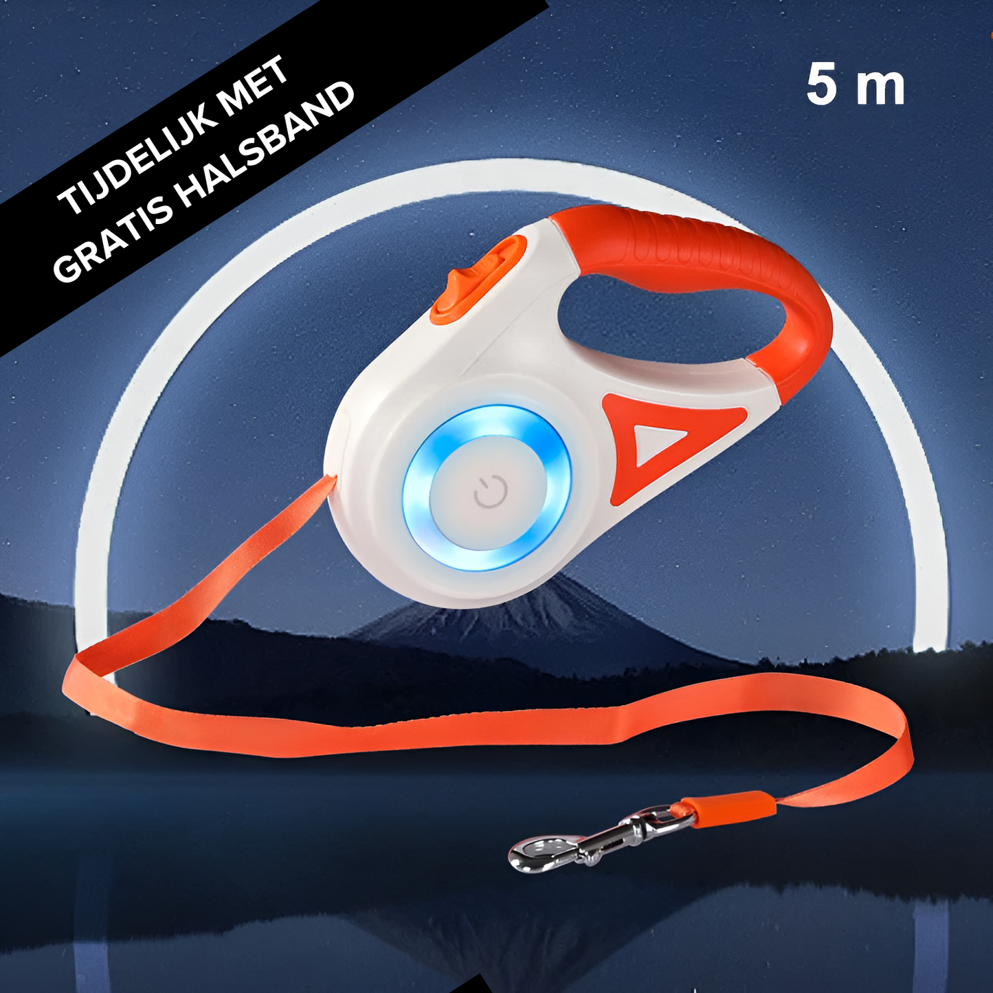 NightWalk™ Rollijn | 55% KORTING + GRATIS halsband