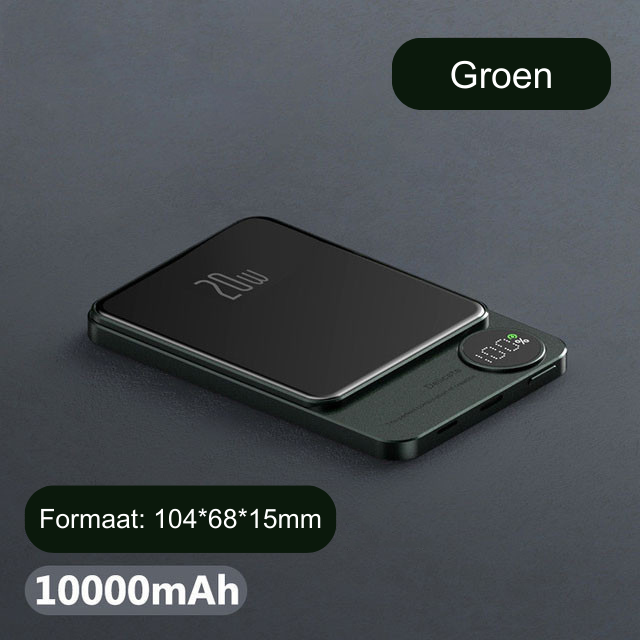 PowerPulse™ Magnetisch Draadloze Powerbank | 60% Cyber Monday Korting