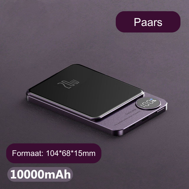PowerPulse™ Magnetisch Draadloze Powerbank | 60% Cyber Monday Korting