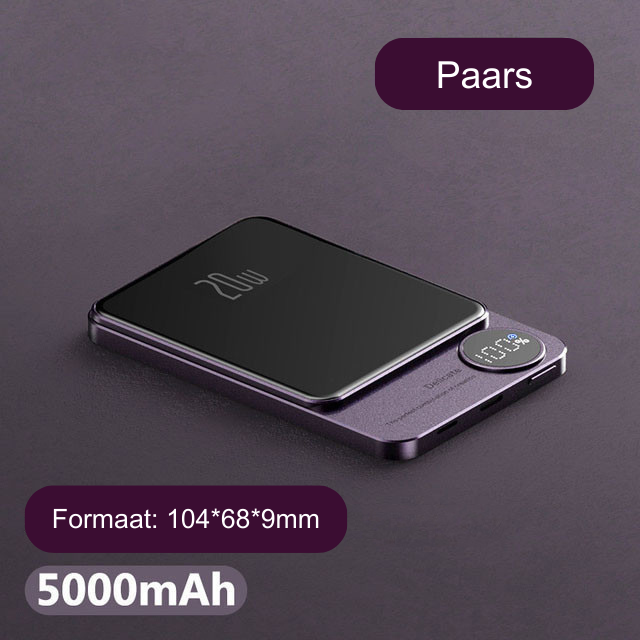 PowerPulse™ Magnetisch Draadloze Powerbank | 60% Cyber Monday Korting